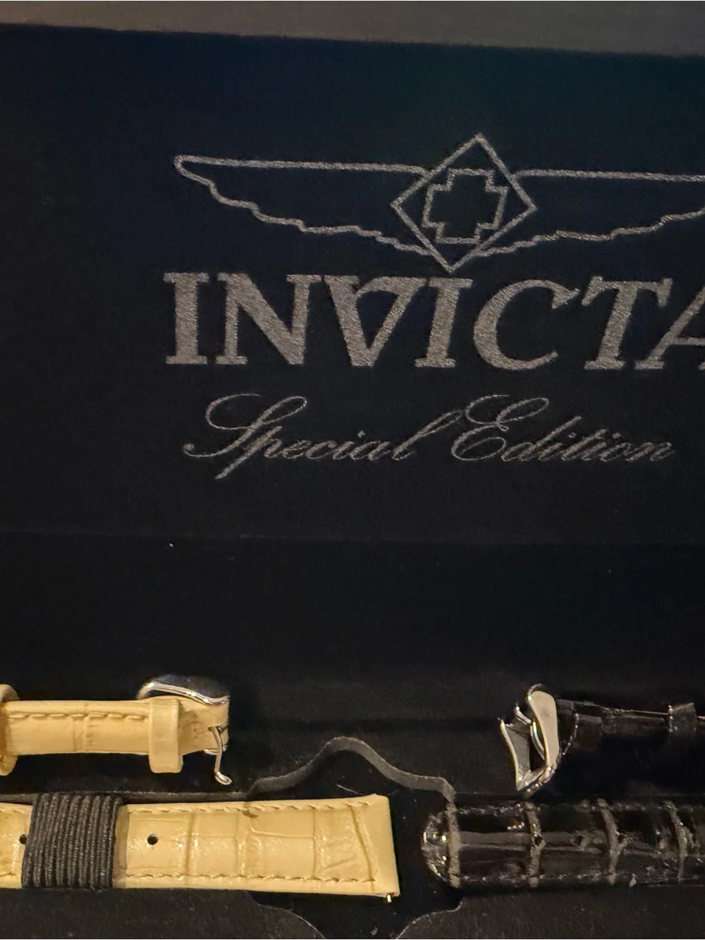 Invicta Interchangeable Watch Strap Set - Yellow, Black, Red, Cream